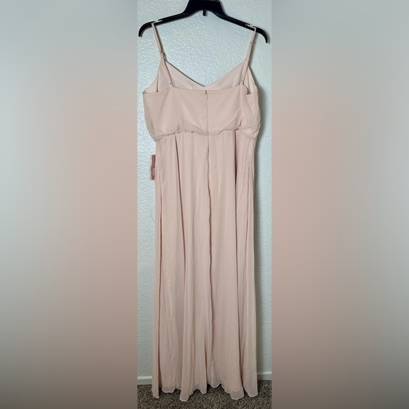 NWT Birdy Grey Gwennie Dress in Chiffon Pale Blush - Picture 6 of 7